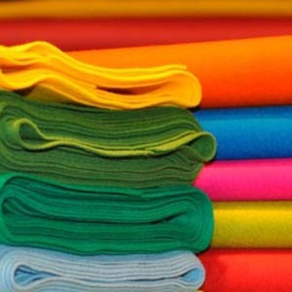 rolls of felt